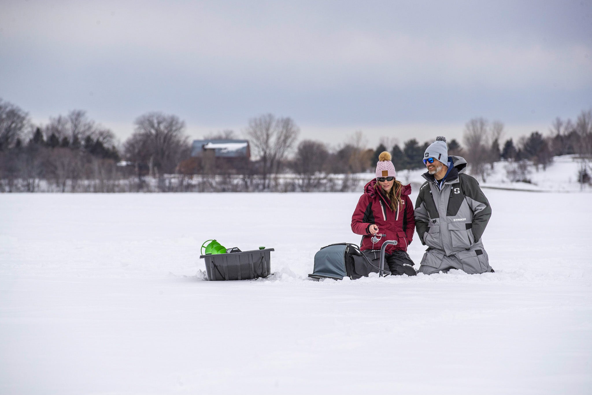 Lady Ice Anglers: Strikemaster® Allie Jacket And Bibs Serve Up Go-All-Day  Ice Fishing Comfort And Performance - Rapala