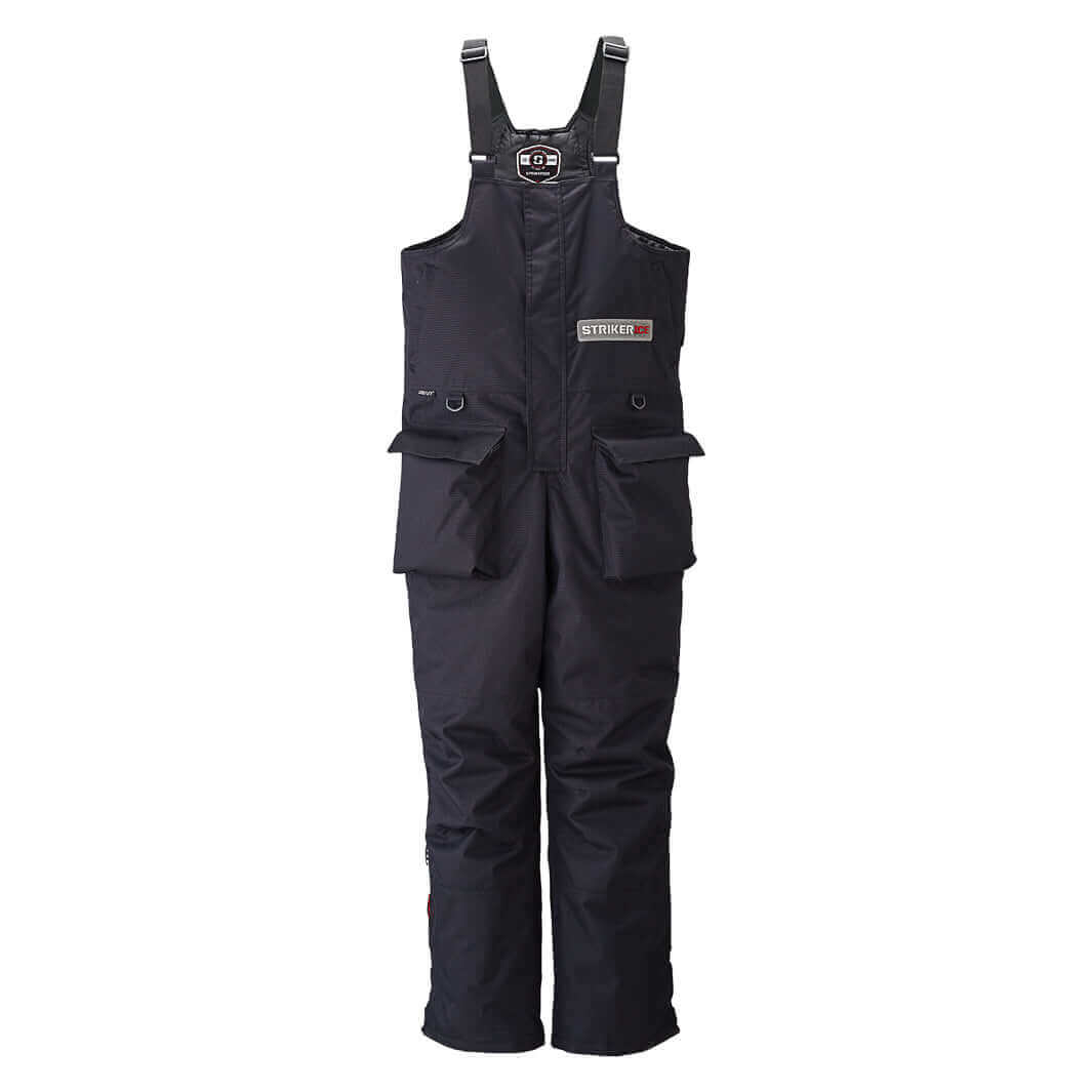Ice Fishing Suits | Insulated Jacket & Bibs | Bibs / Black Gray / 2XL |  Piscifun