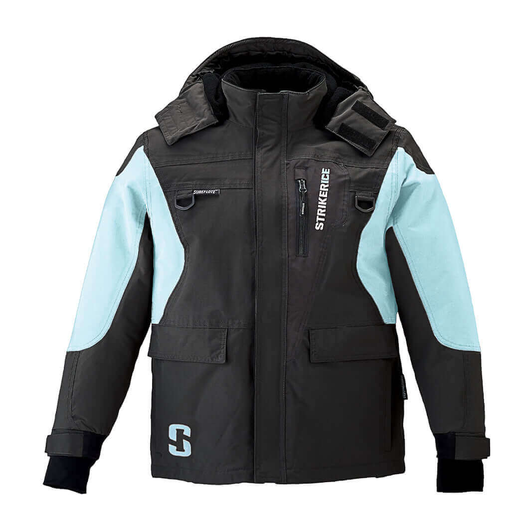 Striker Ice Prism Jacket, Color: Black/Gray, Size: 16