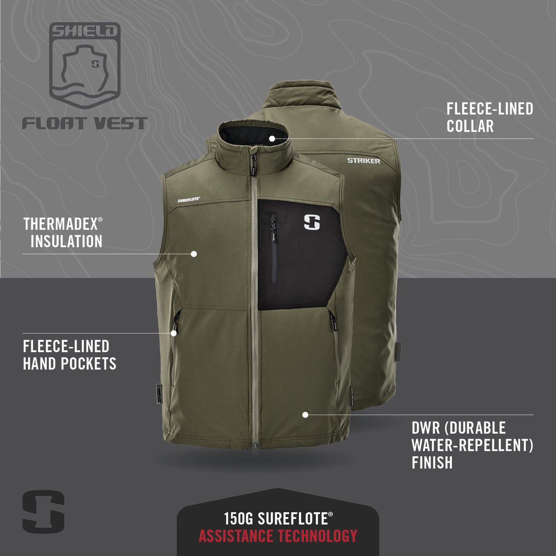 Shield Float Vest - Dark Olive