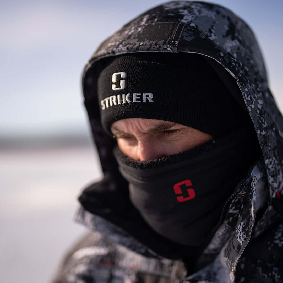 Striker Ice Trekker Stocking Black Hat
