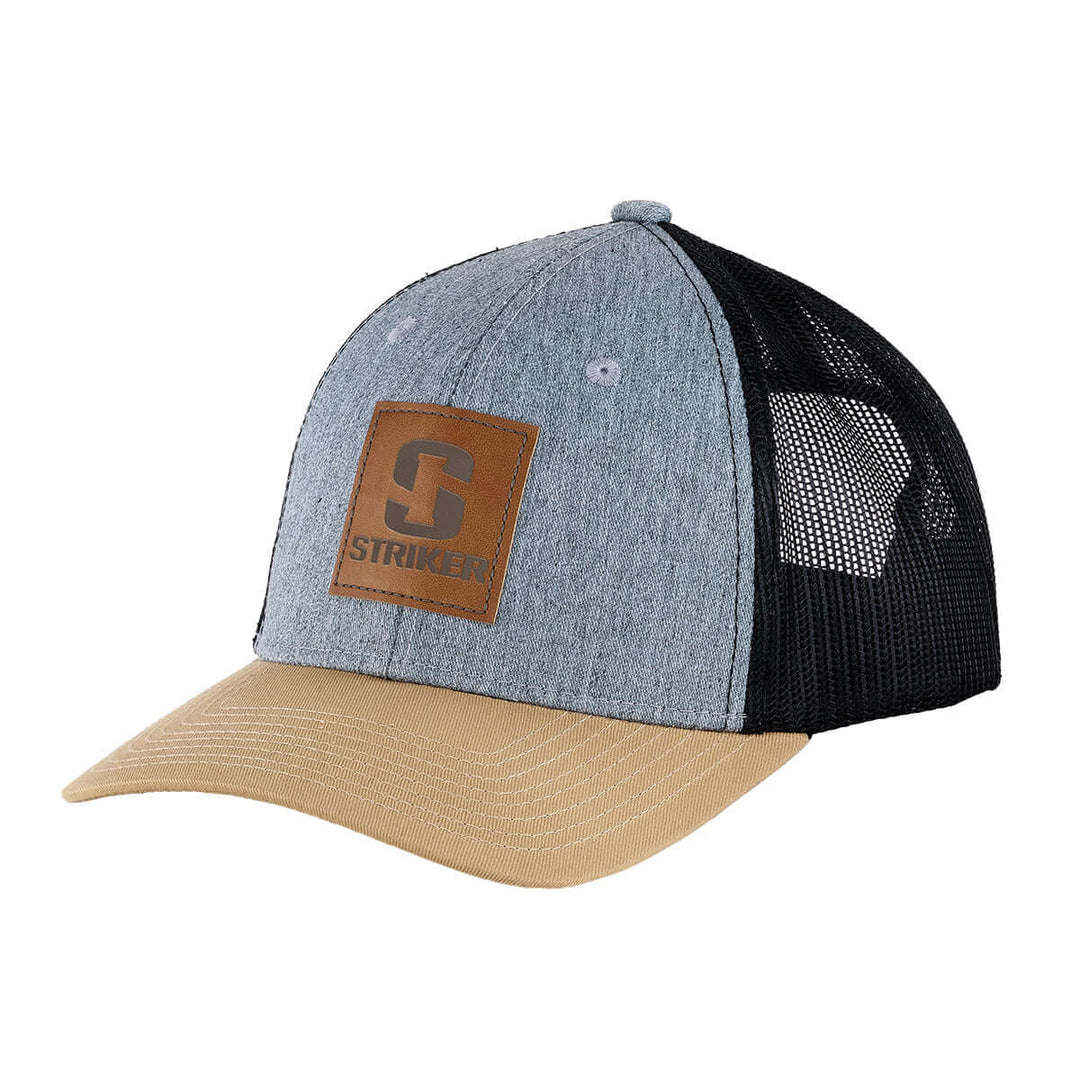 Striker | Stillwater Cap - Gray/Black/Gold | Fishing Hats