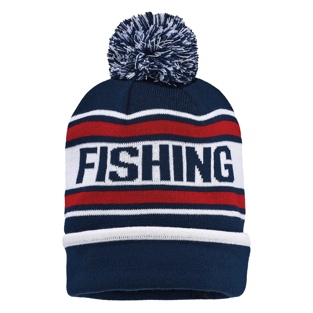 Retro Pom Hat - Navy