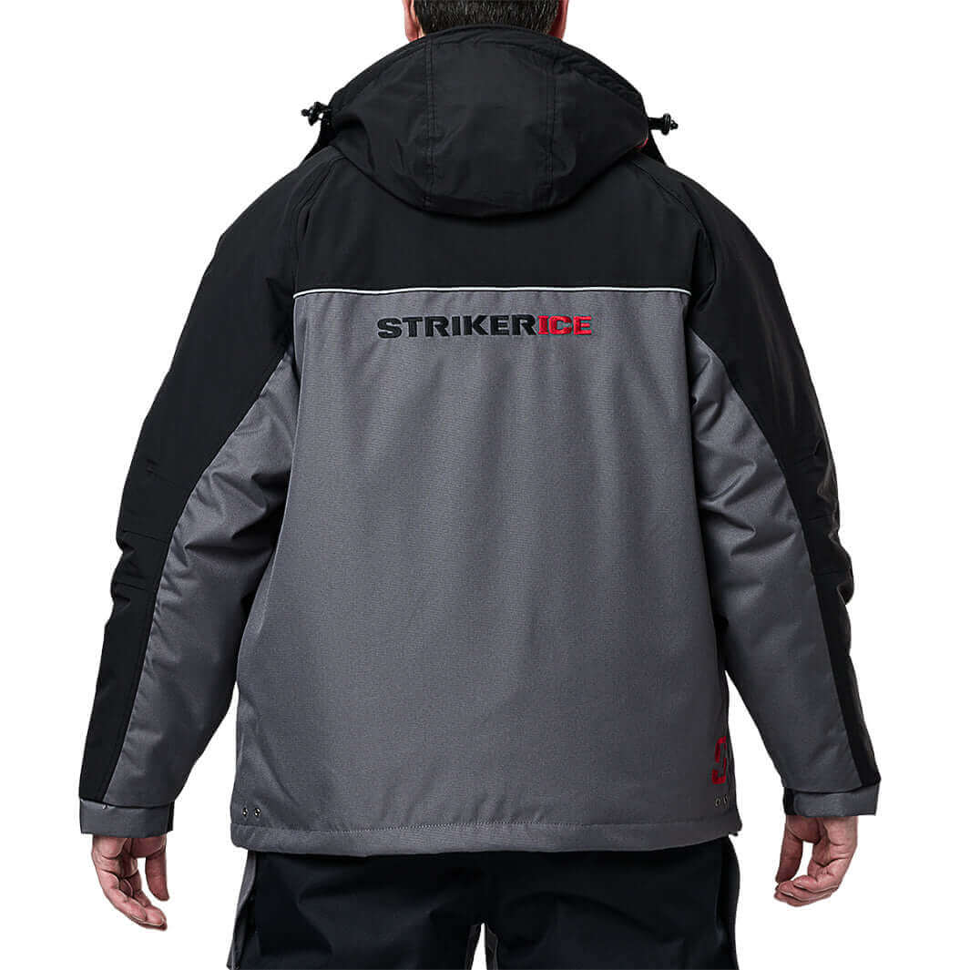 Striker Ice - Men's Hardwater Jacket - Gray / Black