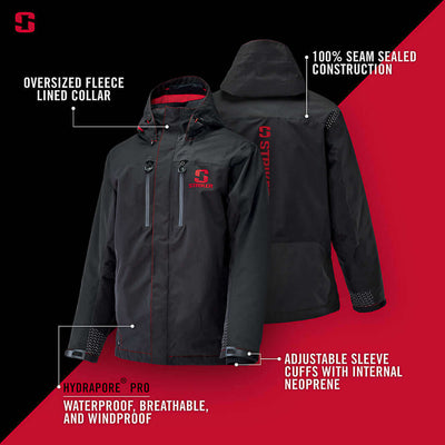 Denali Insulated Rain Jacket - Black