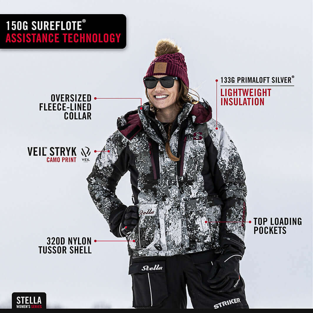 Striker  Women's Stella Ice Fishing Winter Jacket - Veil Stryk