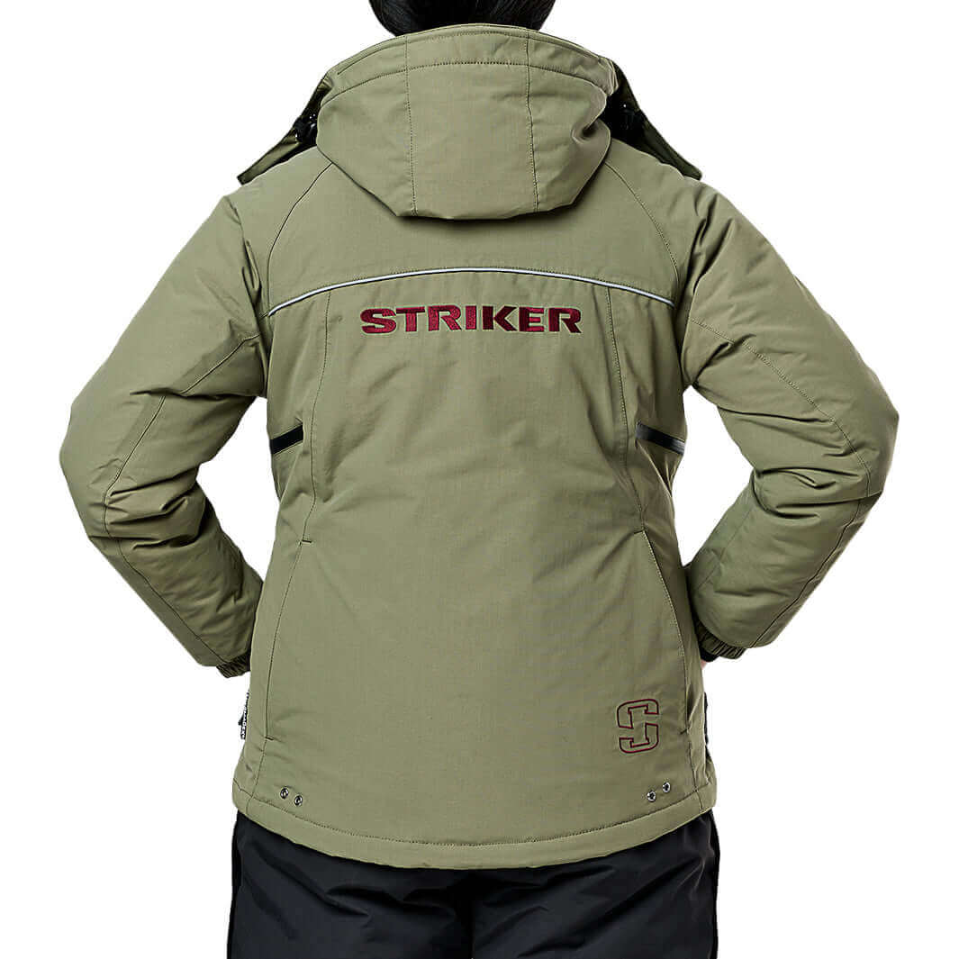 Striker Women s Prism Ice Fishing Winter Jacket Olive Ice Suits