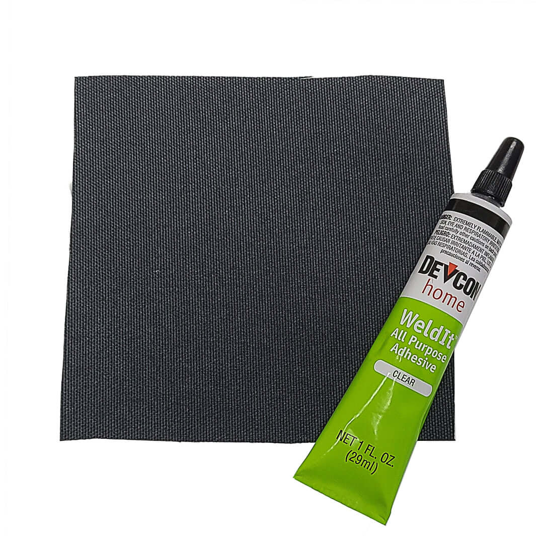 Patch Kit - 600D Polyester Shell - Charcoal