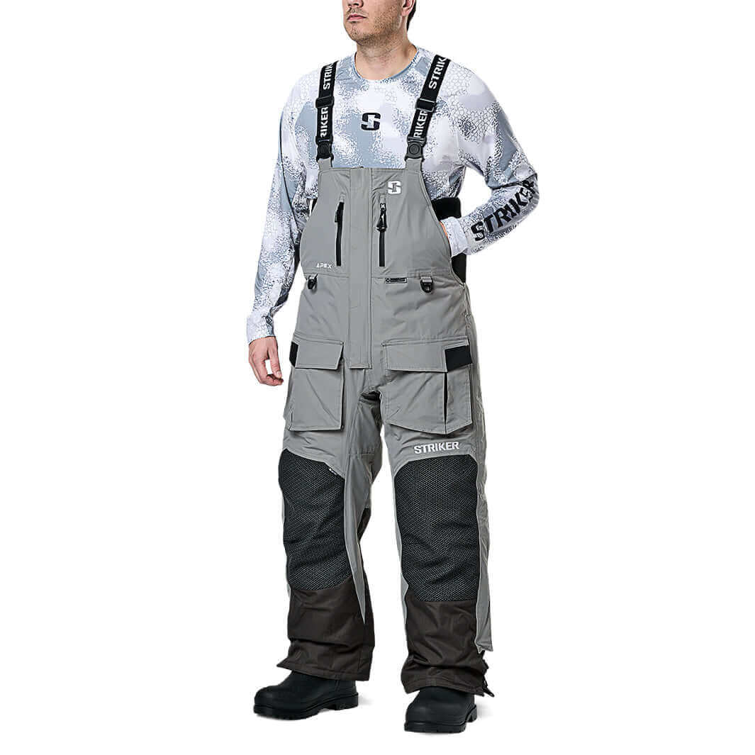 Striker Apex Ice Fishing Flotation Bibs Men s Ice Fishing Suit