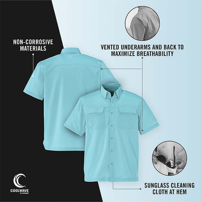 Sanibel Bay Shirt - Antigua Blue