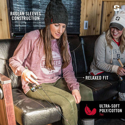 Striker Women's Eclipse Crew Features Infographic with Lifestyle Image